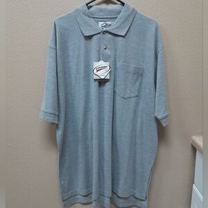 Tri-Mountain Men's Gray Polo Shirt    Size:XL  Tri-Mountain